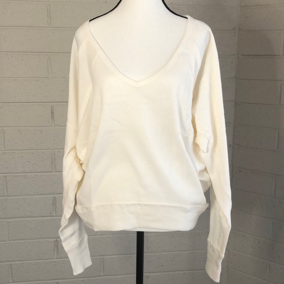 NWT Free People Santa Clara Thermal in Alabaster - Picture 4 of 14